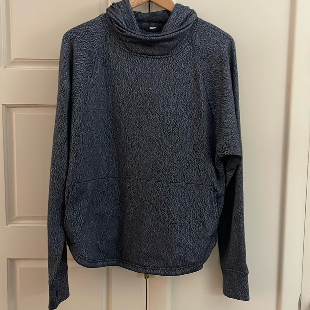 lululemon athletica Textured Blue Hoodie